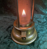 Zero Stock -Antique Mining Safety Davy Lamp  Made By Thomas Williams Aberdare