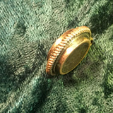 ZERO STOCK-Antique Compass Charm With Rare Anchor Needle