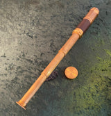 Zero Stock-Antique Telescope Spyglass With Leather Cover