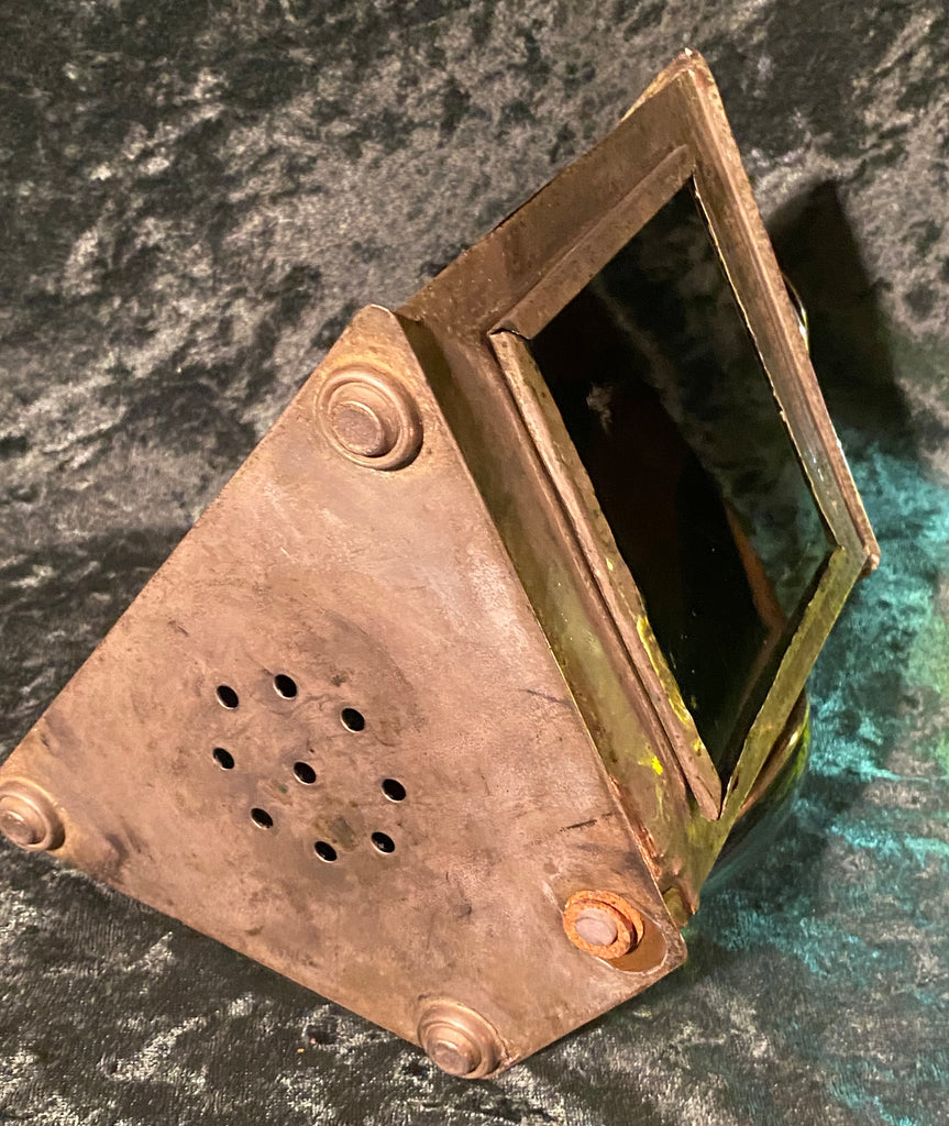 Zero Stock Antique Nickel Covered Brass Boat Running Light Explorer