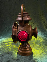 Zero Stock-Neverout Insulated Kerosene Safety Lamp  Patent  Rose Mfg. Co. Philadelphia USA