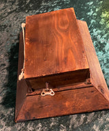 Zero Stock -Antique Wood Musical Box  Made In Bavaria Germany