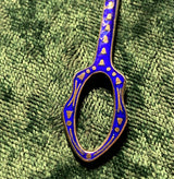 Zero Stock- Antique Enamel And Silver Lorgnette