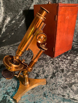 Zero Stock-Antique Microscope R. & J. BECK, London England