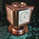 Zero Stock-Vintage Art Deco Tiffany & Co 8 Day Clock Weather-Station