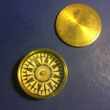 ZERO STOCK-Antique Small Nautical Dry Card Compass Sawyer & Hobby New York