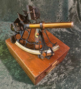 Zero Stock-Antique Marine Sextant Made Heath Co Ltd. New Eltham London And Tested by Hezzanith Observatory