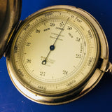 ZERO STOCK ANTIQUE POCKET BAROMETER ALTIMETER MADE BY DOLLOND LONDON