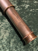Zero Stock- Antique Five Draw Telescope Made By Broadhurst Clarkson At Co LTD London