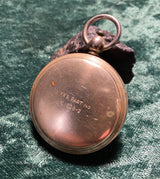 Zero Stock-Vintage WW2 U.S. Wittnauer Military Pocket Compass In Hunter Style Case