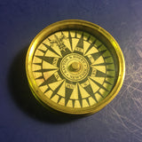 ZERO STOCK-Antique Small Nautical Dry Card Compass Sawyer & Hobby New York