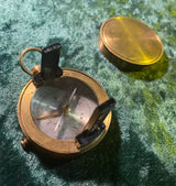 Zero Stock- Vintage Small Surveyors or Miners Compass Made In France