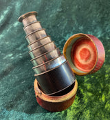 Zero Stock-Antique Seven Draw Monocular Telescope Chd. Gottlieb 112 Bunhill Row Finsbury Sq London