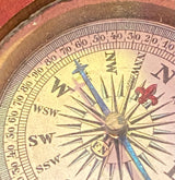 Zero Stock- Antique Fruit-Wood Compass Made in Germany