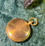 Zero Stock-Vintage WW2 U.S. Waltham Military Pocket Compass In Hunter Style Case