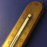 ZERO STOCK-Antique Small Travel Thermometer Made in Germany