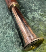 Zero Stock-Antique Nautical Telescope ROSS London Made of Nickel Silver