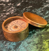 Zero Stock- Antique Small Nautical Dry Card Compass Made by R Merrill &  Sons New York