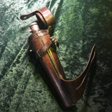 ZERO STOCK-ANTIQUE HUNTING SADDLE FLASK