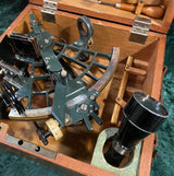Zero Stock- Vintage Military Sextant Tamaya Co LTD in Original Case