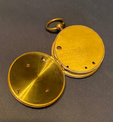 Zero Stock-Antique Barometer Compass and Thermometer Compendium Made by Antoine Redier Paris