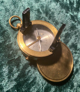 Zero Stock- Vintage Small Surveyors or Miners Compass Made In France