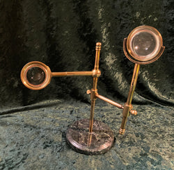 Zero Stock- Antique Microscope Bullseye  or Bench Condenser Lens