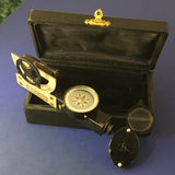 ZERO STOCK-Vintage Abney Reflecting Level and Compass R. Esercito Italiano Royal Italian  Army