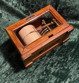 Zero Stock -Antique Barograph Maxant  Paris Used by Manhattan Marine New York