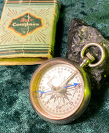 ZERO STOCK -Antique Taylor Leedawl Compass Made in Rochester New York Pat 1918