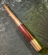 Zero Stock-Antique Nautical Mahogany Ships Telescope Made in England
