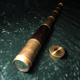 Zero Stock -Impressive Antique Telescope Vincent Chevalier Paris (47 inches)