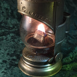 ZERO STOCK-Antique Bicycle Lantern Bristol Brass & Clock Co. Connecticut USA 1893