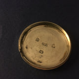 Zero Stock-Antique Sterling Silver Compass Made In England From Georgian Era