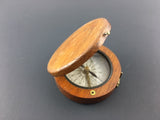 ZERO STOCK-ANTIQUE POCKET COMPASS MADE BY NEGRETTI & ZAMBRA LONDON