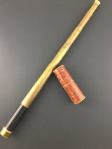 ZERO STOCK-SIX DRAW TELESCOPE SPYGLASS MADE BY LENNIE OF EDINBURGH