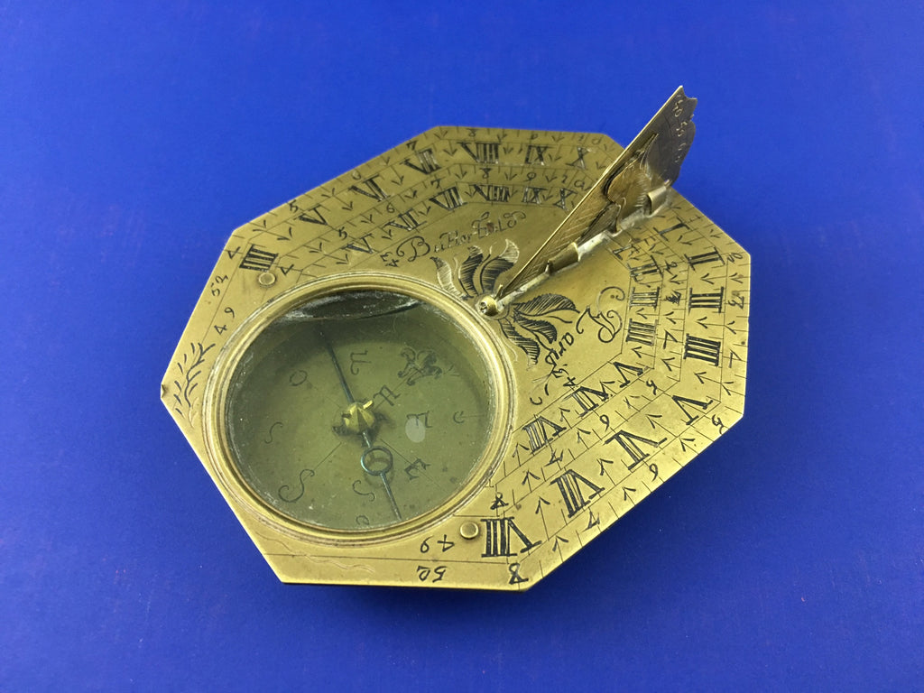 ZERO STOCKANTIQUE EARLY 18TH CENTURY BUTTERFIELD SUNDIAL Explorer