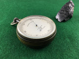 ZERO STOCK-ANTIQUE POCKET ALTIMETER BAROMETER MADE BY J.J. HICKS
