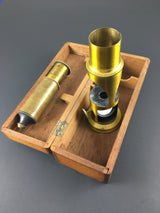 ZERO STOCK-VINTAGE FIELD MICROSCOPE OR DRUM MICROSCOPE