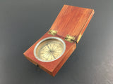 ZERO STOCK  ANTIQUE POCKET COMPASS MADE BY NEGELEIN GERMANY