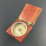 ZERO STOCK  ANTIQUE POCKET COMPASS MADE BY NEGELEIN GERMANY