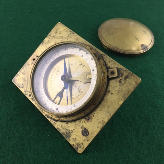 ZERO STOCK-Antique Geological Compass Clinometer
