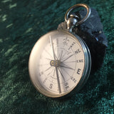 Zero Stock- Antique Compass with Porcelain Dial Made by L. Casella London