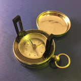 Zero Stock -Vintage Small Surveyors or Miners Compass Made In France