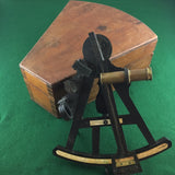 ZERO STOCK-ANTIQUE MARINE OCTANT SEXTANT MADE BY W.F. CANNON LONDON