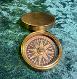 Zero Stock - Antique Small Nautical Floating Card Compass Made  by Spencer & Co 111 Minories London