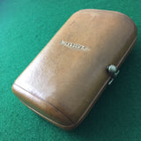 Zero Stock-Rare Vintage Travel Set In Leather Etui Made In Germany